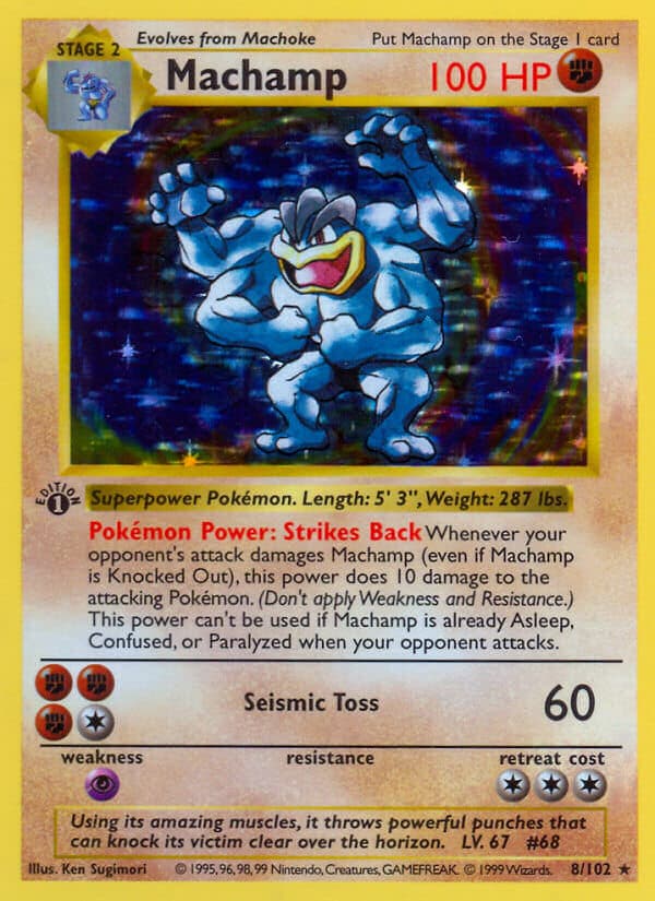 Machamp Pokemon Card