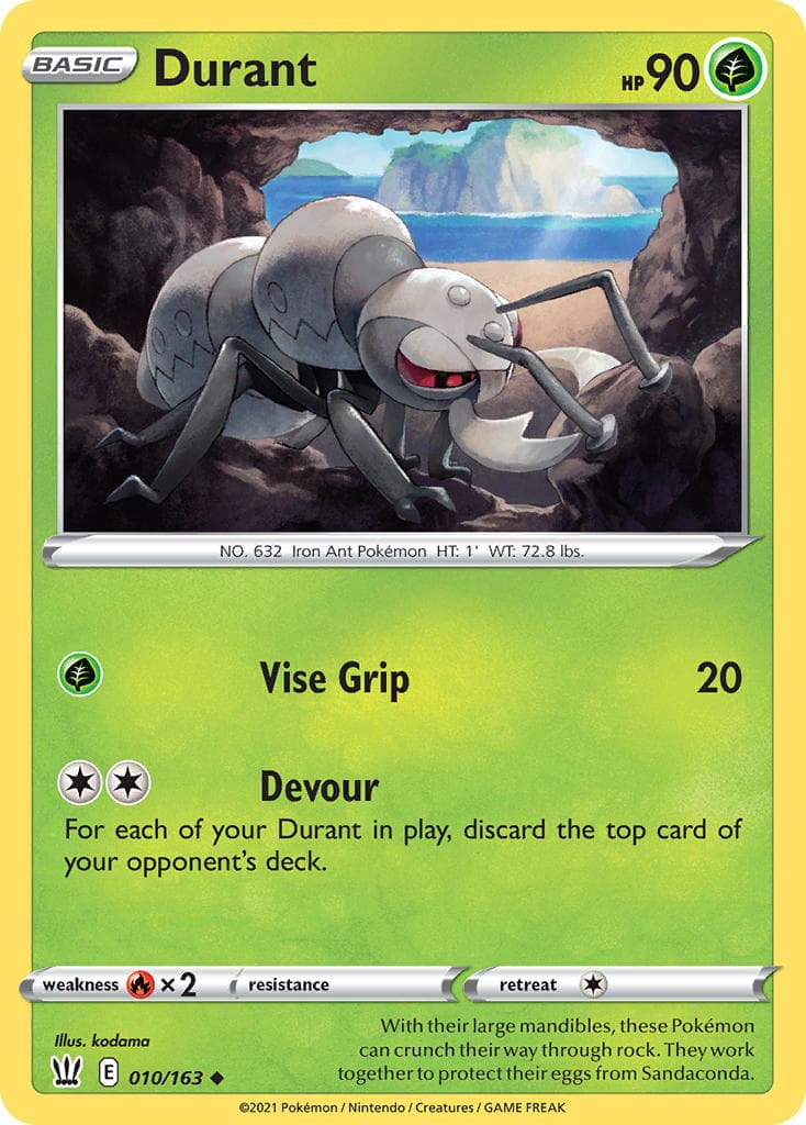 Durant (BST #10) Pokemon Card