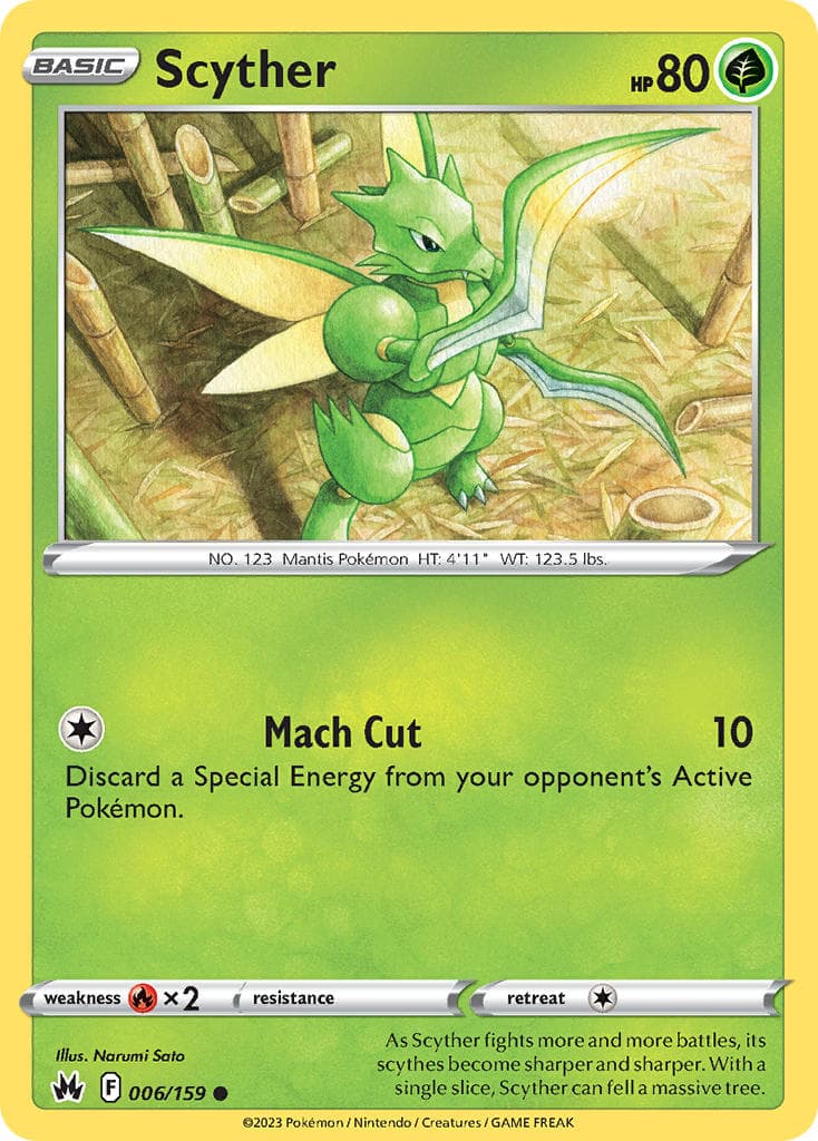 Scyther (CRZ #006) Pokemon Card