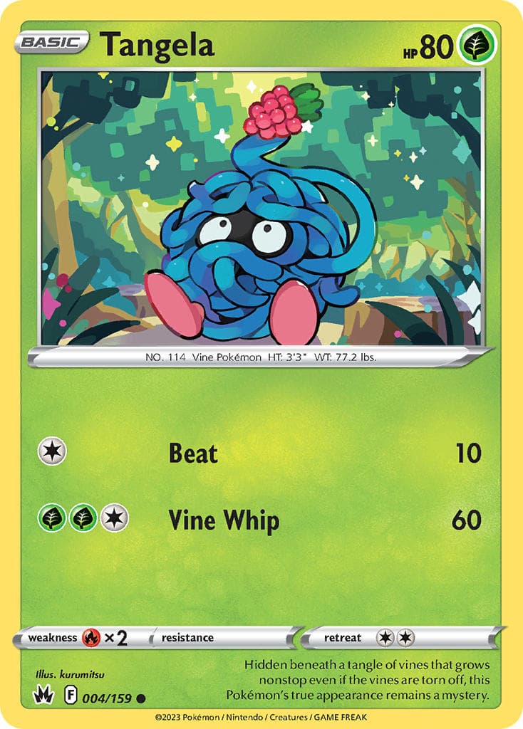 Tangela (CRZ #004) Pokemon Card