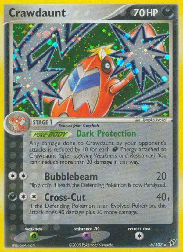 Crawdaunt (DX #006) Pokemon Card