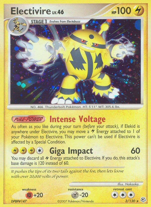 Electivire (DP #003) Pokemon Card