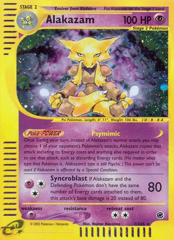 Alakazam (#1) Pokemon Card