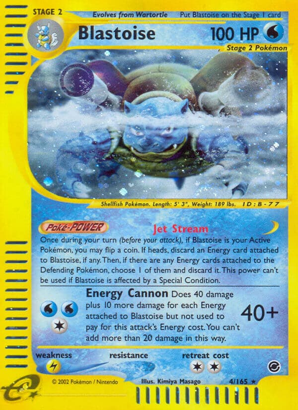 Blastoise (#4) Pokemon Card