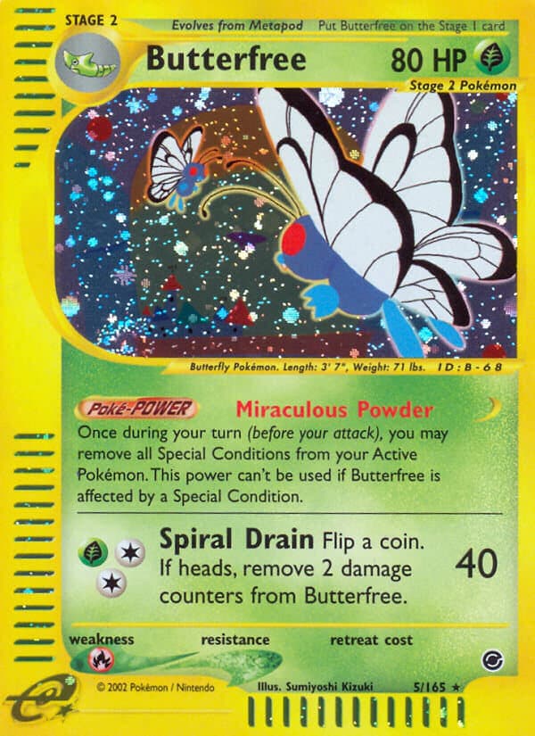 Butterfree (#5) Pokemon Card