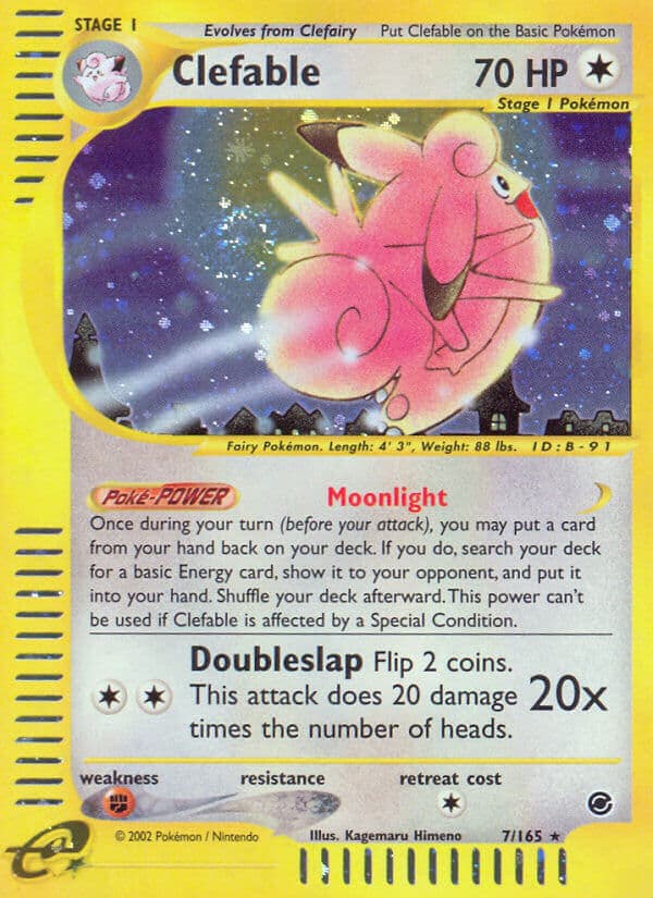 Clefable (#7) Pokemon Card