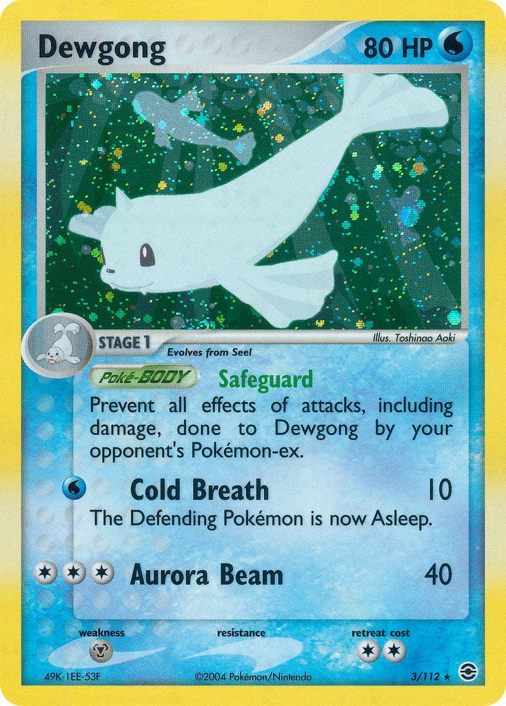 Dewgong (RG #003) Pokemon Card