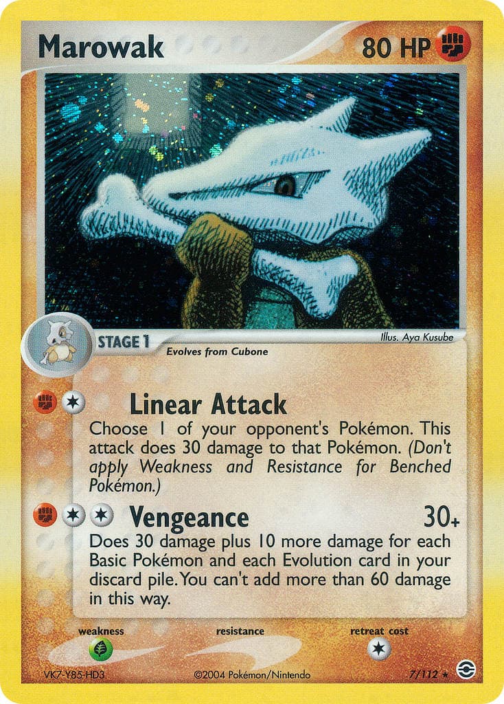 Marowak (RG #007) Pokemon Card