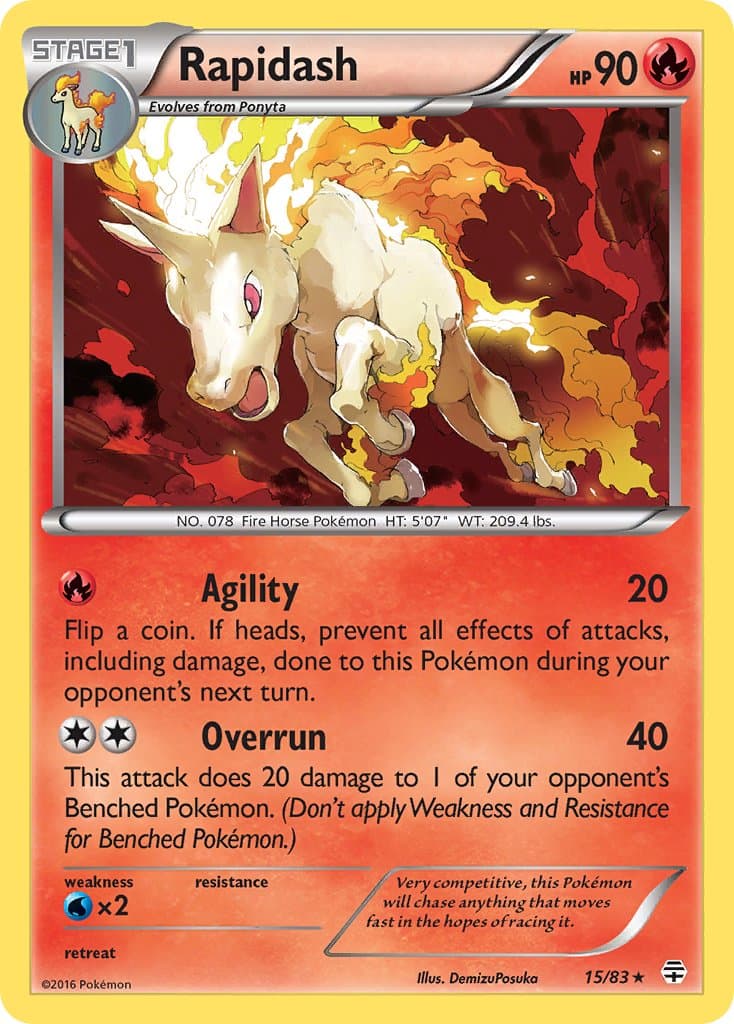 Rapidash (GEN #15) Pokemon Card