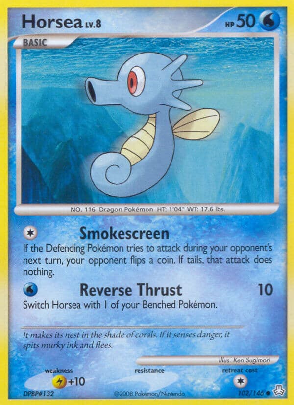 Horsea (LA #102) Pokemon Card