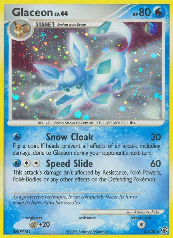 Glaceon (MD #005) Pokemon Card