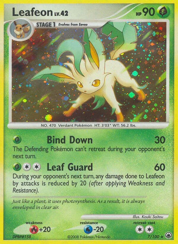 Leafeon (MD #007) Pokemon Card