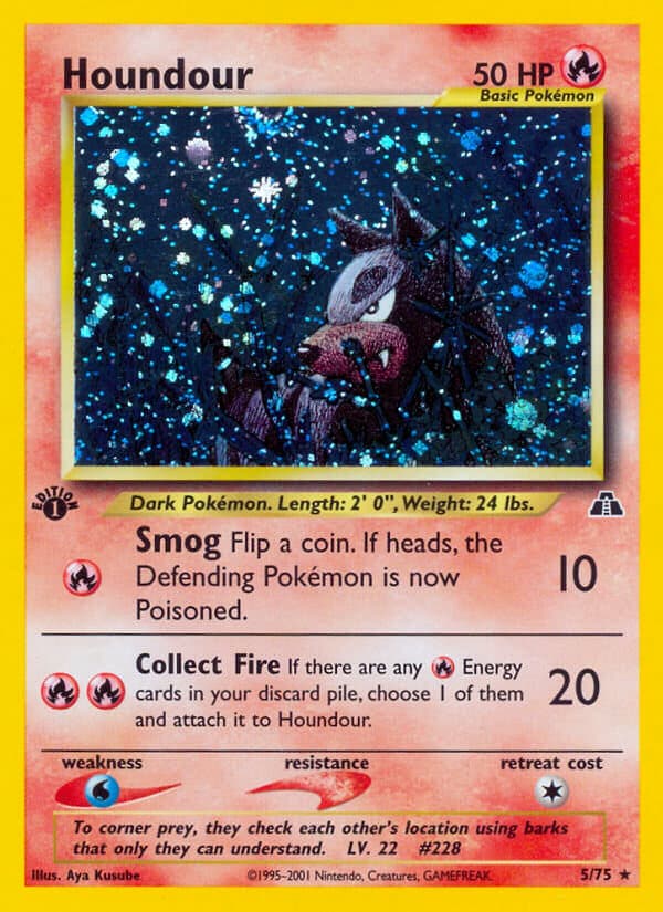 Houndour (#5) Pokemon Card