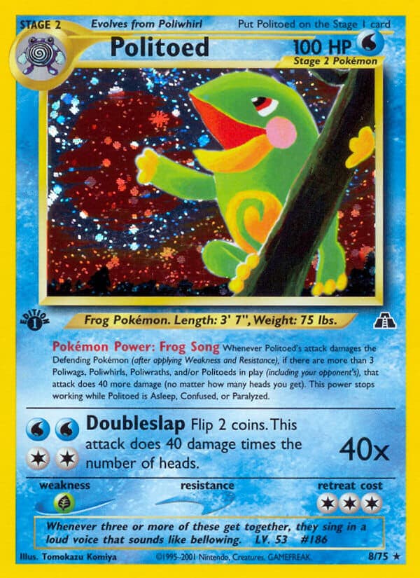 Politoed (#8) Pokemon Card