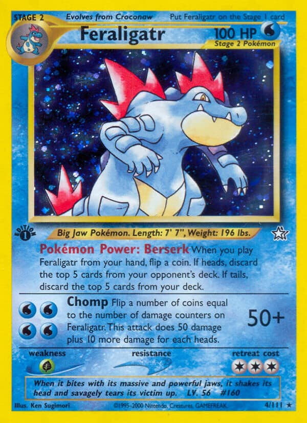 Feraligatr (#4) Pokemon Card