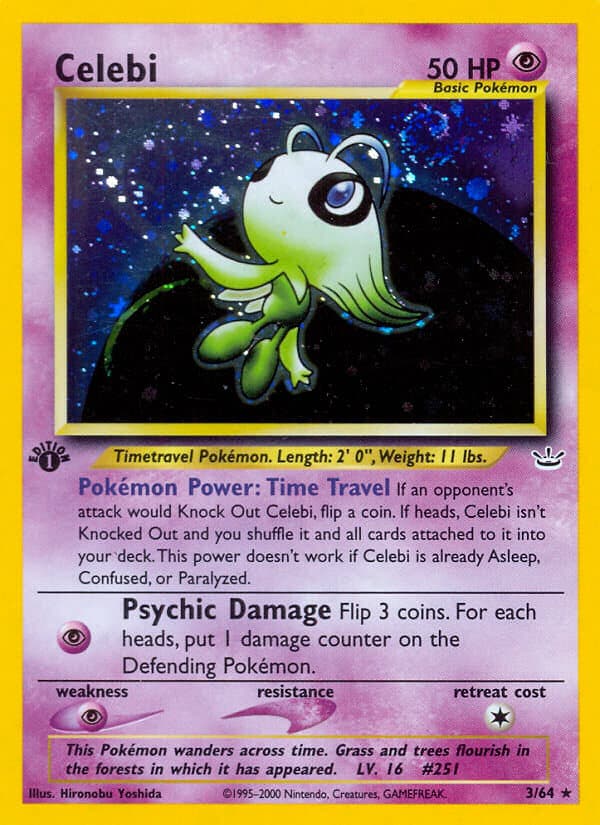 Celebi (#3) Pokemon Card