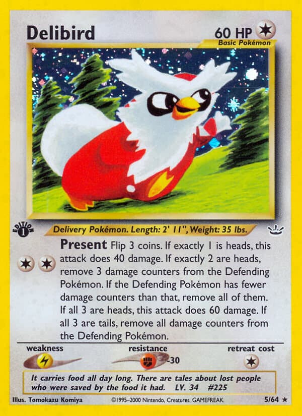 Delibird (N3 #5) Pokemon Card