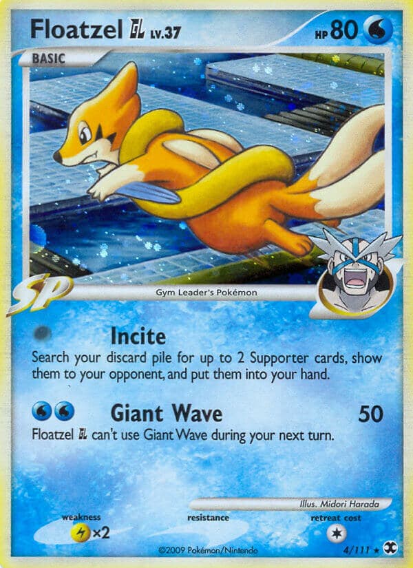 Floatzel GL (RR #004) Pokemon Card