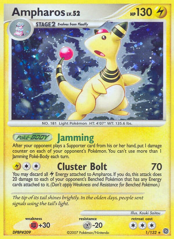 Ampharos (SW #001) Pokemon Card