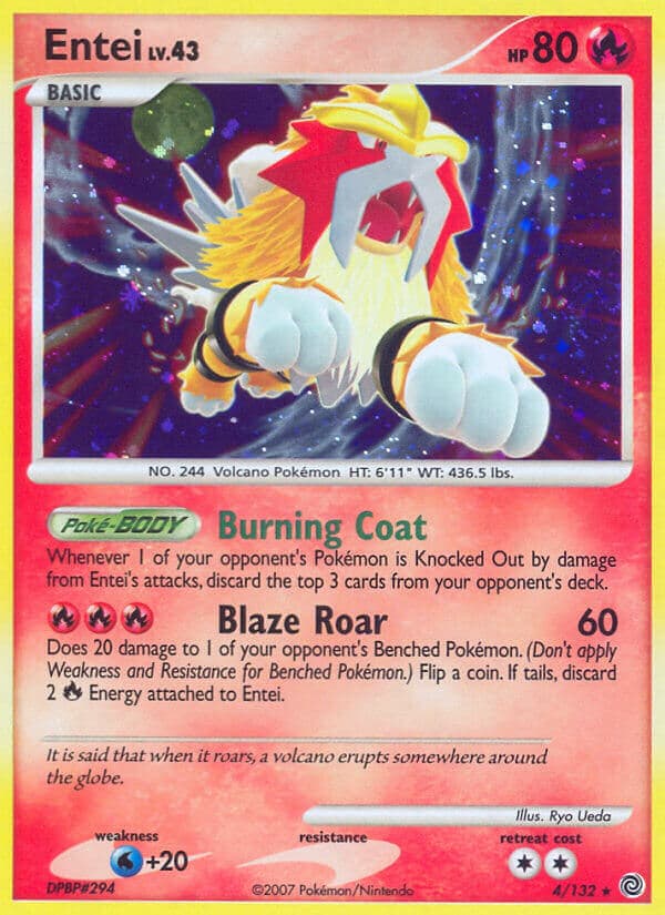 Entei (SW #004) Pokemon Card