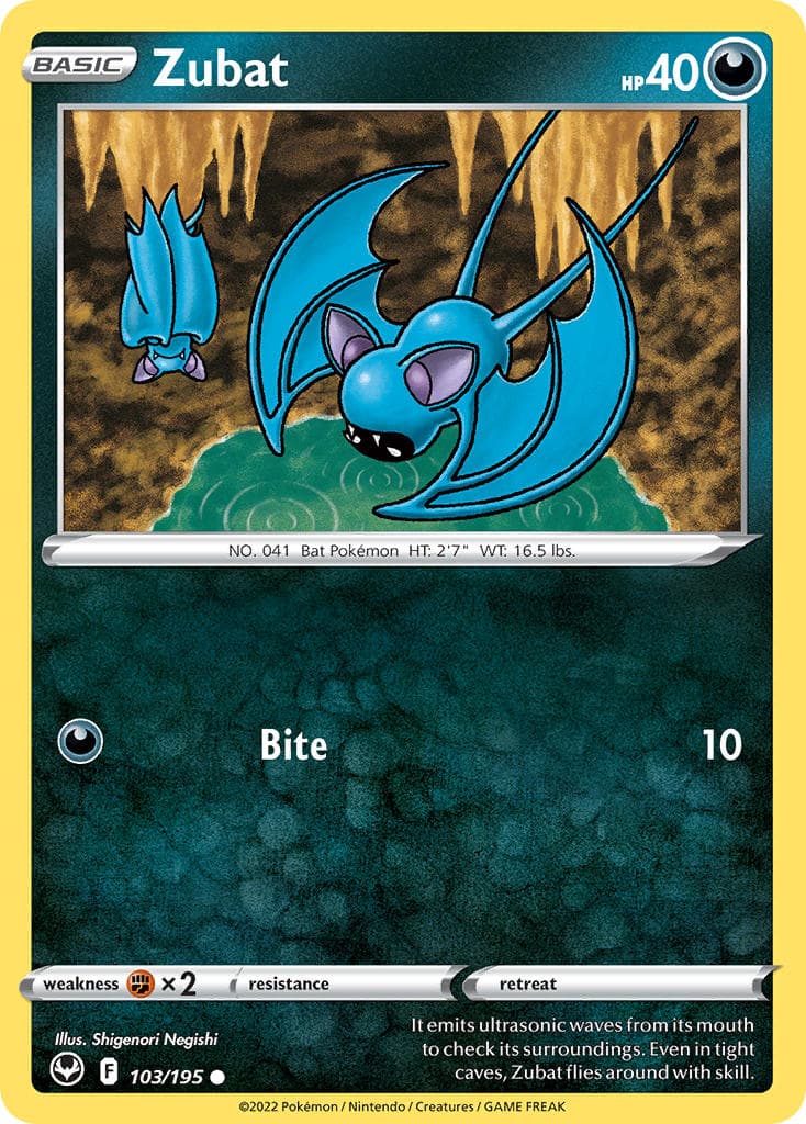 Zubat (SIT #103) Pokemon Card
