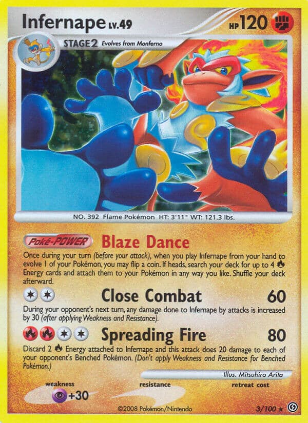Infernape (SF #003) Pokemon Card