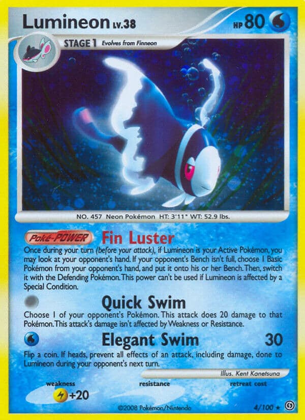 Lumineon (SF #004) Pokemon Card