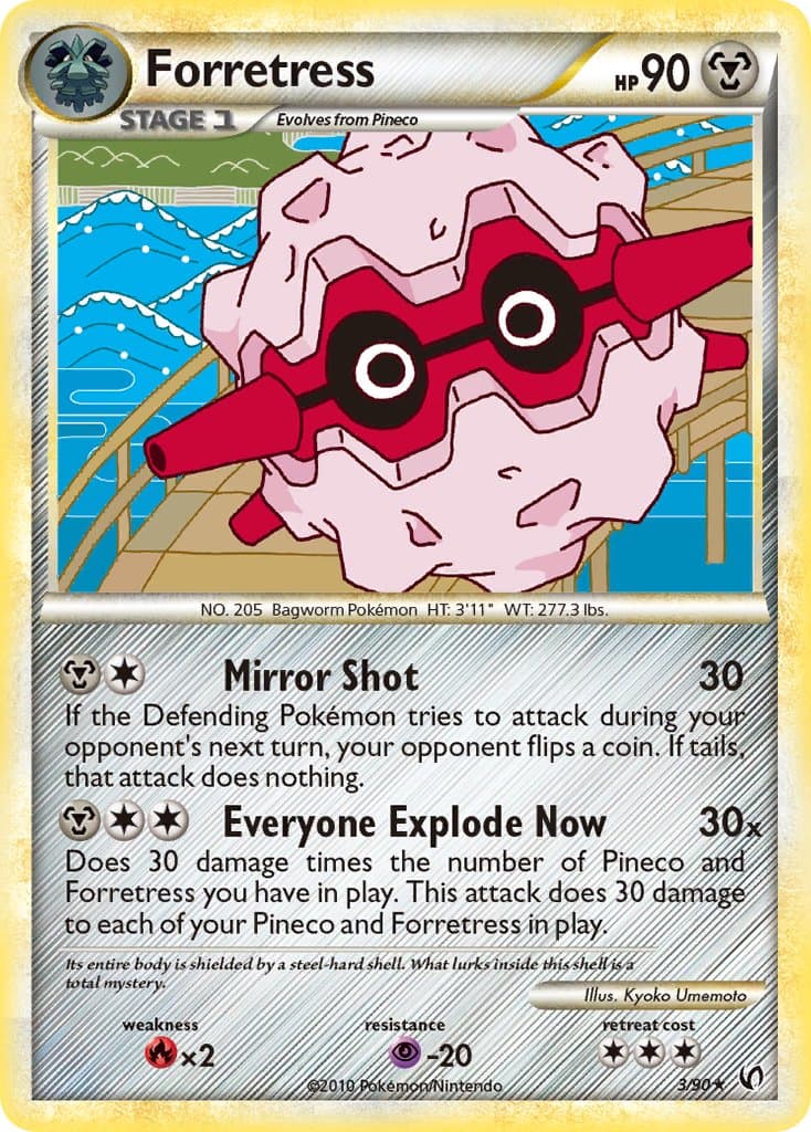 Forretress (UD #003) Pokemon Card