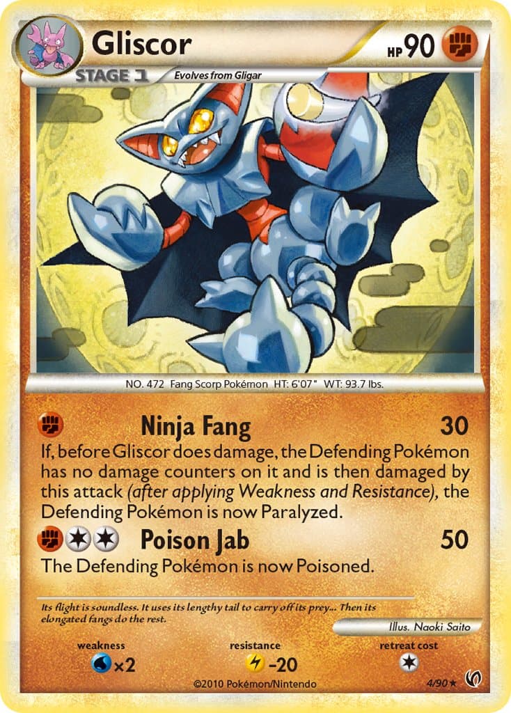 Gliscor (UD #004) Pokemon Card