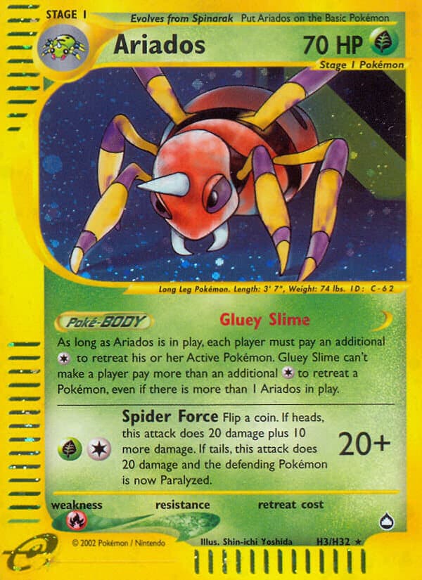 Ariados (#H3) Pokemon Card