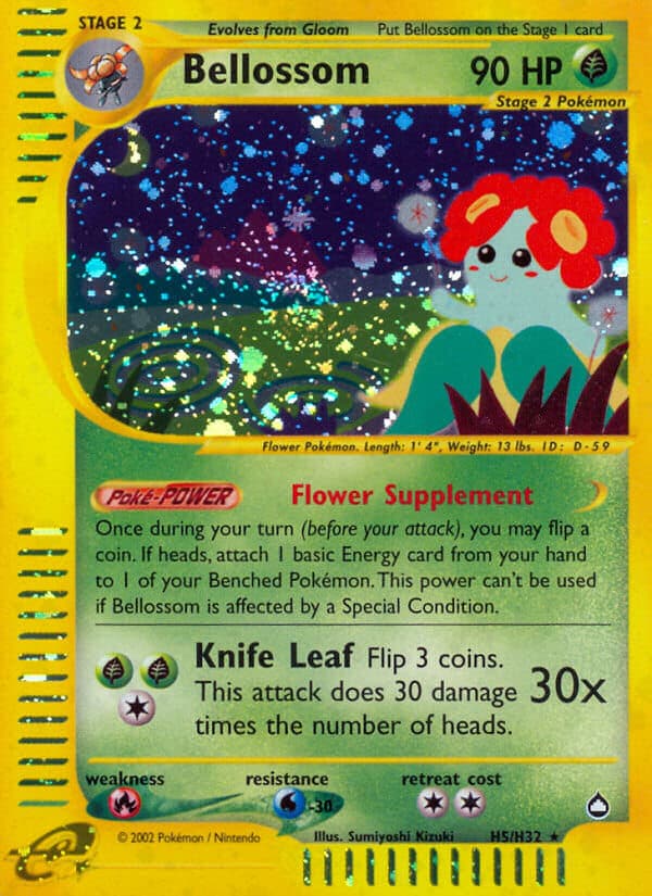 Bellossom (#H5) Pokemon Card