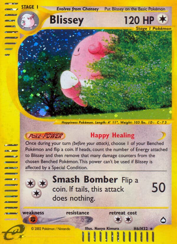 Blissey (#H6) Pokemon Card