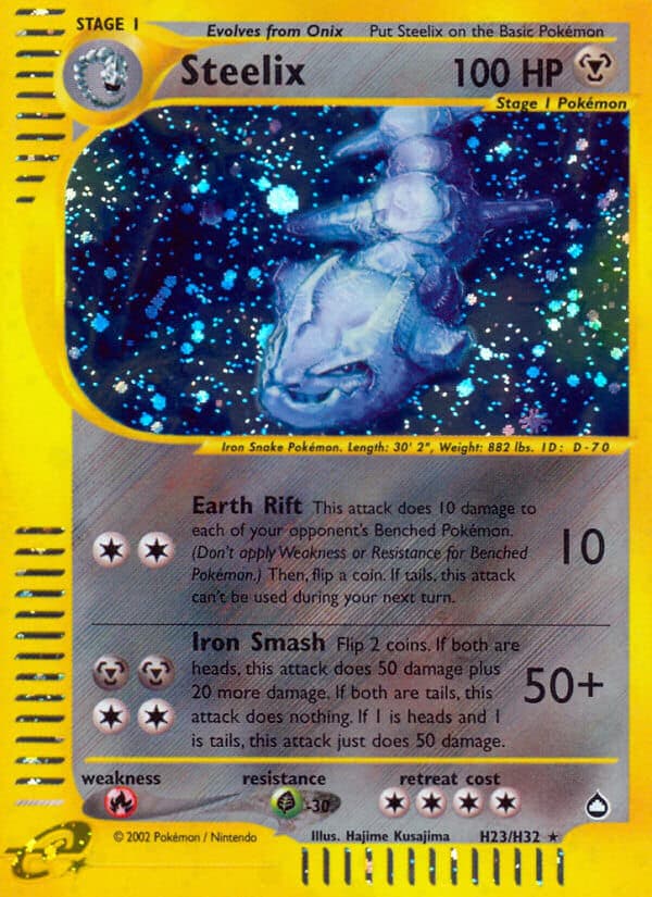 Steelix (#H23) Pokemon Card