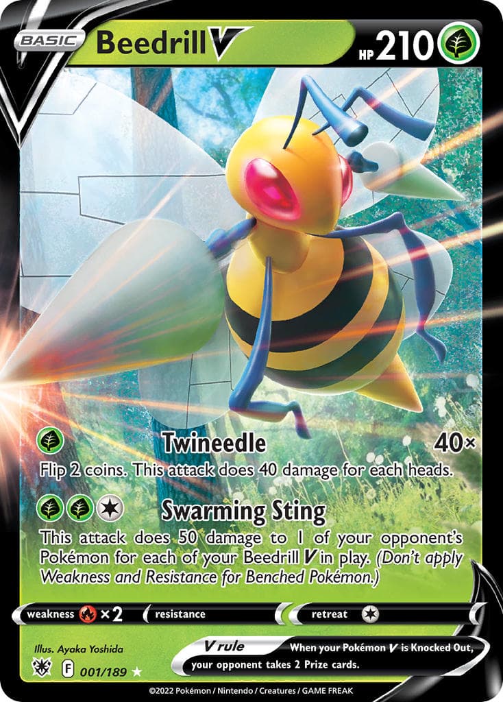 Beedrill V (ASR #1) Pokemon Card