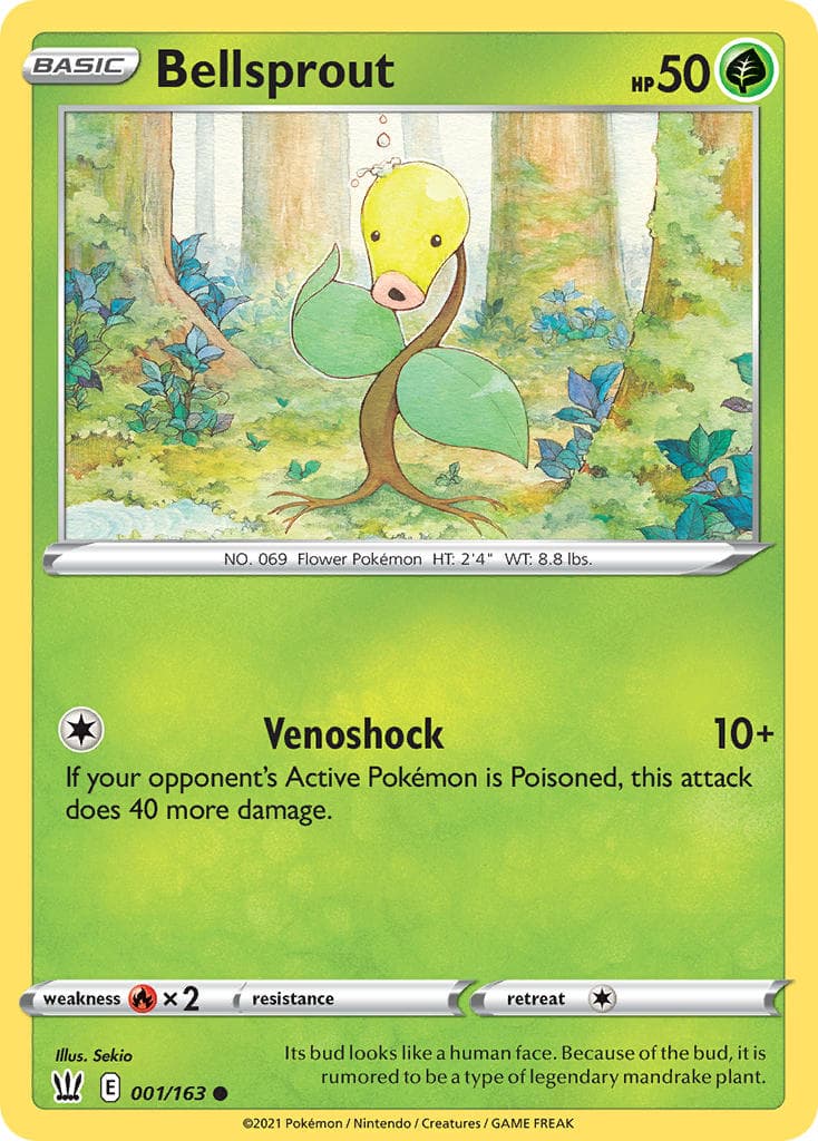 Bellsprout (BST #1) Pokemon Card