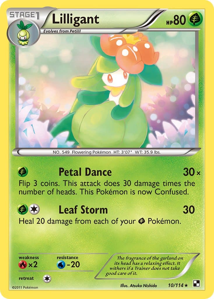 Lilligant (BLW #10) Pokemon Card