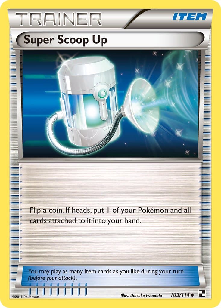 Super Scoop Up (BLW #103) Pokemon Card