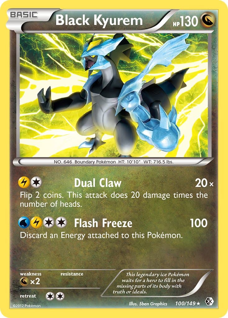 Black Kyurem (BCR #100) Pokemon Card