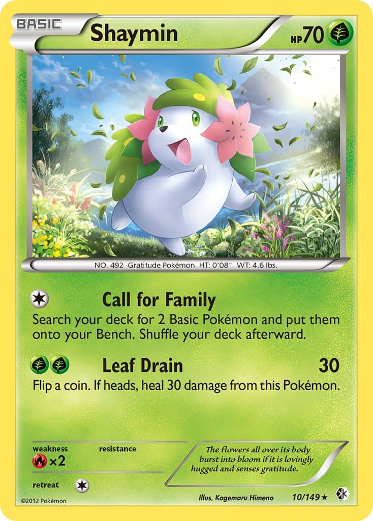 Shaymin (BCR #10) Pokemon Card