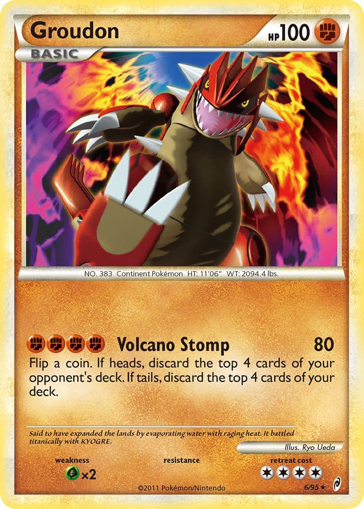 Groudon (CL #006) Pokemon Card