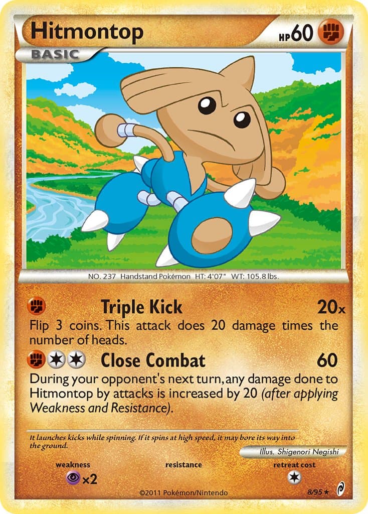 Hitmontop (CL #008) Pokemon Card