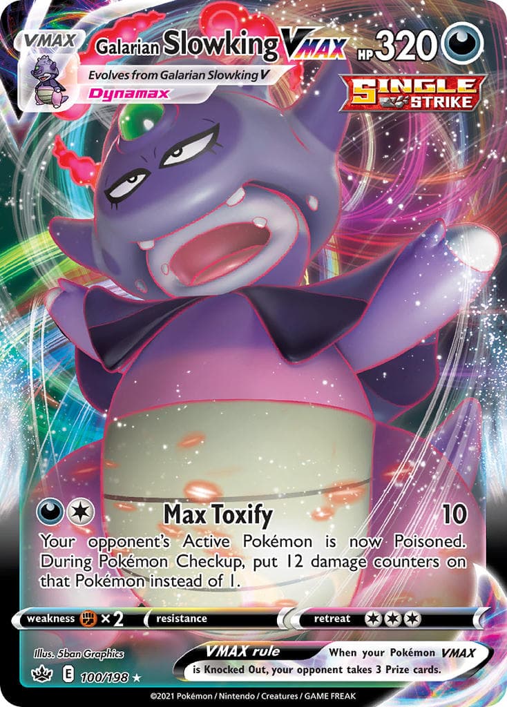 Galarian Slowking VMAX (CRE #100) Pokemon Card