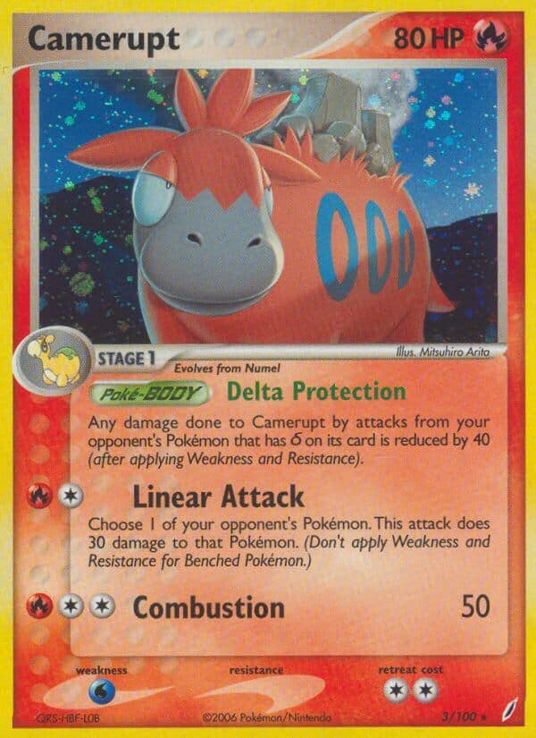 Camerupt Pokemon Card
