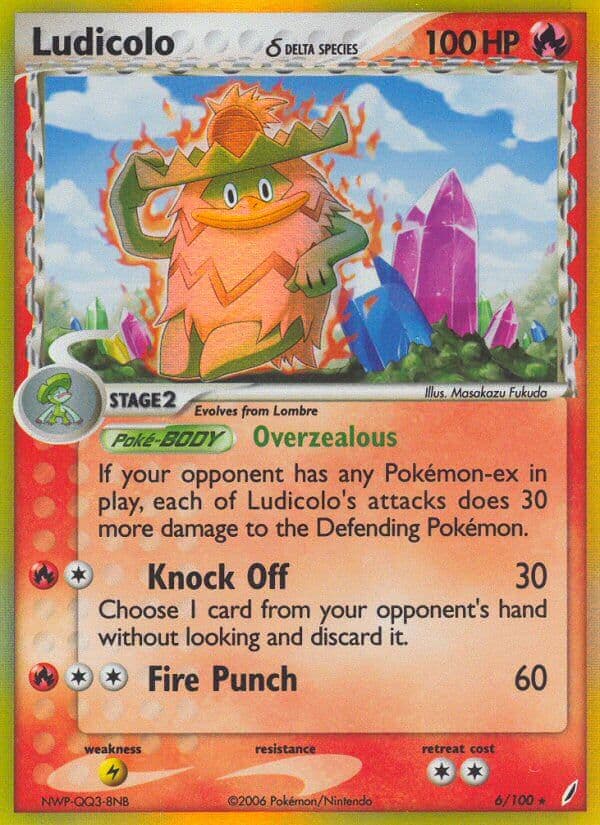 Ludicolo Pokemon Card