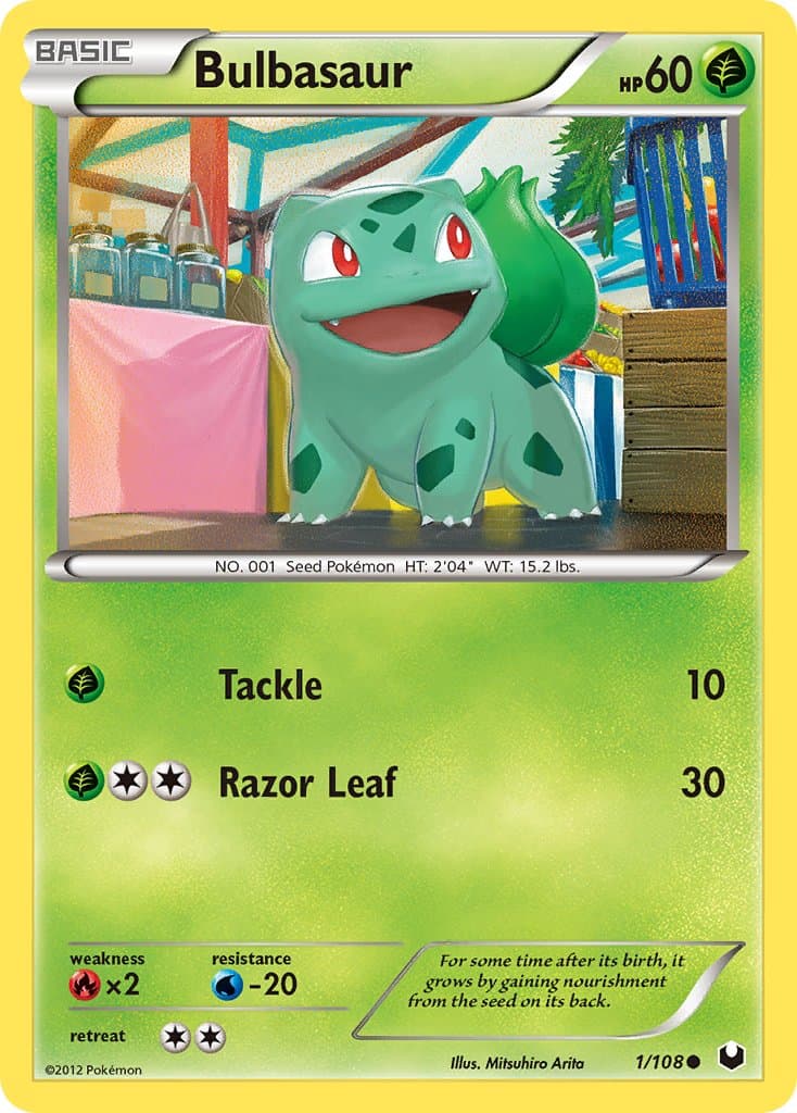 Bulbasaur (DEX #1) Pokemon Card
