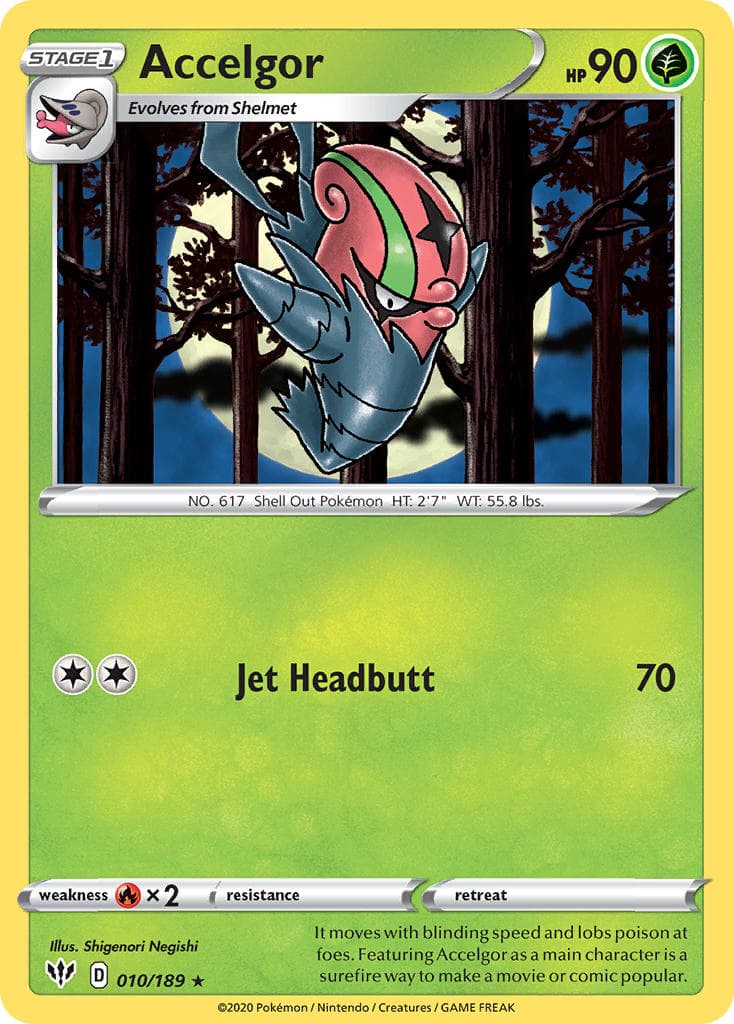 Accelgor (DAA #10) Pokemon Card