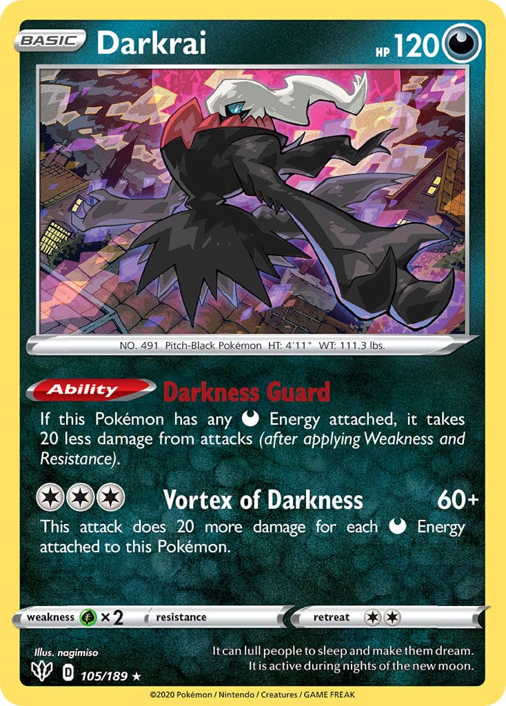 Darkrai (DAA #105) Pokemon Card