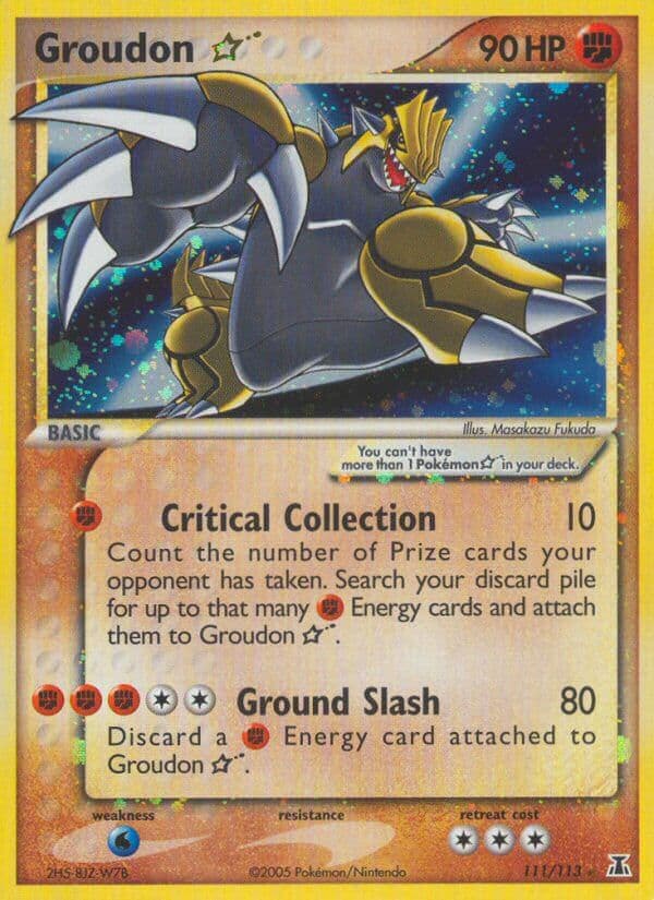 Groudon ★ Pokemon Card