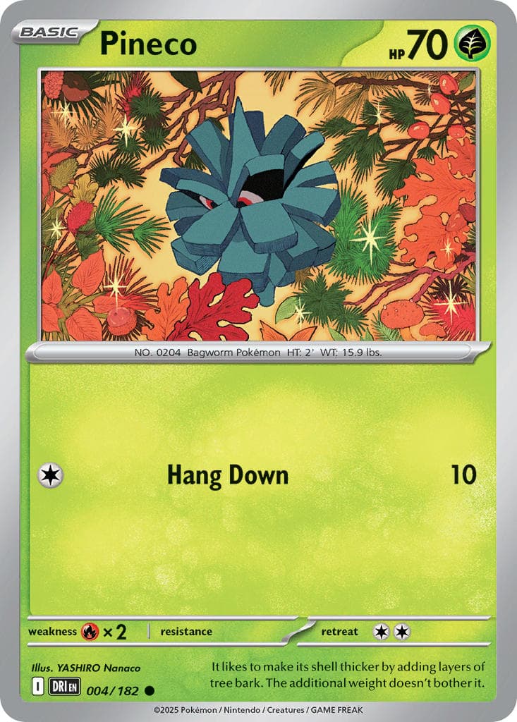 Pineco (DRI #004) Pokemon Card