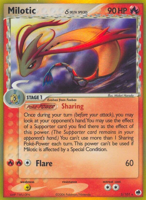 Milotic (DF #005) Pokemon Card